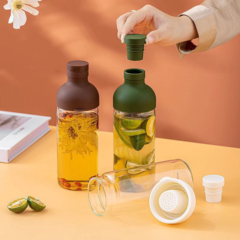 Cold Brew Tea Glass Water Bottle